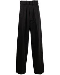 Jil Sander - Loose-Cut Cotton Trousers - Lyst
