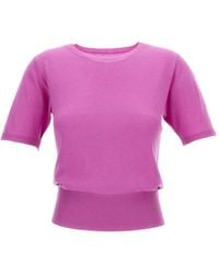 Extreme Cashmere - Short-Sleeve Knitted T-Shirt - Lyst