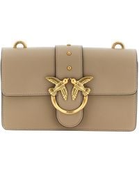 Pinko - Love Birds Chain-Linked Shoulder Bag - Lyst