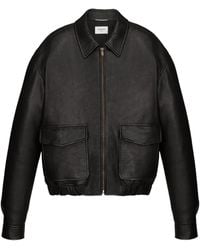 Saint Laurent - Zip-Up Short Jacket - Lyst