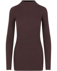 Rick Owens - Turtleneck Knitted Pullover - Lyst