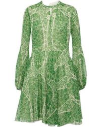 Giambattista Valli - Printed Silk Georgette Minidress - Lyst
