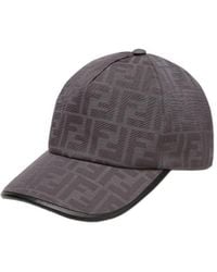 Fendi - Ff Jacquard Curved-Peak Baseball Cap - Lyst