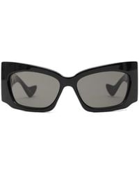 Gucci - Eyewear Interlocking G Geometric Frame Sunglasses - Lyst