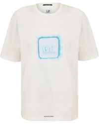 C.P. Company - Front Logo T-Shirt - Lyst