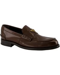Prada - Slip-On Suede Loafers - Lyst