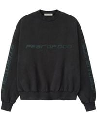 Fear Of God - Los Angeles Heavy Fleece Cropped Sweatshirt - Lyst