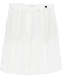 Brunello Cucinelli - Pleated Shorts - Lyst