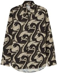 Paul Smith - Swan Print Tailored Shirt - Lyst