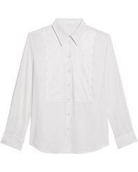 Helmut Lang - Relaxed Lace Shirt - Lyst