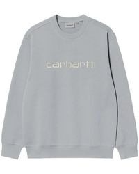 Carhartt - Logo Crewneck Sweatshirt - Lyst