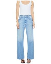 Mother - The Lil Lasso Sneak Jeans - Lyst
