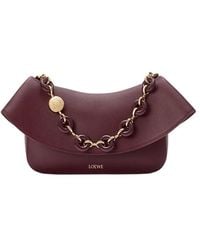 Loewe - Medium Leather Ola Shoulder Bag - Lyst