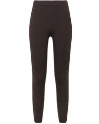 P.A.R.O.S.H. - Ribbed Wool Leggings - Lyst