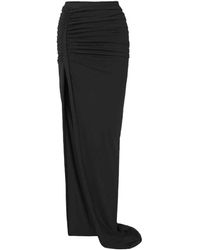 Rick Owens - Asymmetric Mini Skirt - Lyst