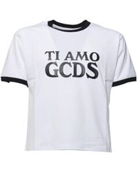 Gcds - Ti Amo Boxy T-Shirt - Lyst