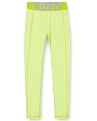 DIESEL - Adeline Logo-Waistband Leggings - Lyst