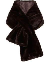 Max Mara - Plush Wrap-Around Scarf - Lyst