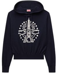 KENZO - Eiffel Tower Design' Hoodie - Lyst