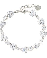 Self-Portrait - Crystal Droplet Bracelet - Lyst
