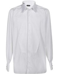 Tom Ford - Lapel Long-Sleeved Shirt - Lyst