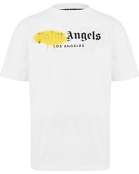 Palm Angels - Crew-Neck Short-Sleeve T-Shirt - Lyst