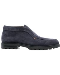 Santoni - Detroit Rock Suede Boots - Lyst
