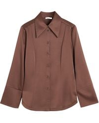 By Malene Birger - Rosiannas Wide-Collar Shirt - Lyst