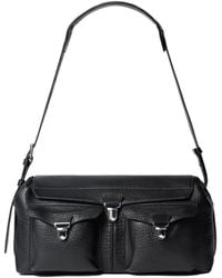 Lemaire - Flap Metal-Clip Leather Shoulder Bag - Lyst