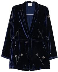 forte_forte - Bead-Embellished Velvet Jacket - Lyst