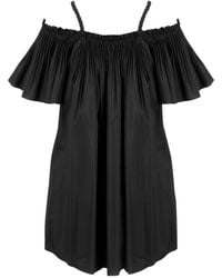RED Valentino - Pleated Strapped Top - Lyst