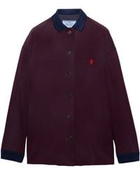 Prada - Piqué Blouson Jacket - Lyst