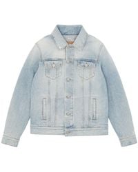 MM6 by Maison Margiela - Denim Jacket - Lyst