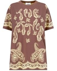 The Attico - The Paisley Print T-Shirt - Lyst