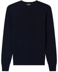 Emporio Armani - Plain-Knit Pure Cashmere Jumper - Lyst