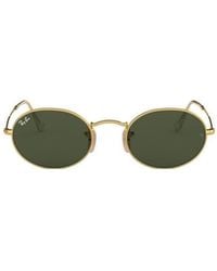 Ray-Ban - Oval Frame Sunglasses - Lyst