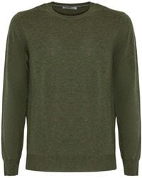 Kangra Cashmere - Kangra Crew Neck Slim Fit Sweater - Lyst