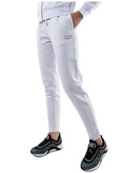 EA7 - Logo Printed Sweatpants - Lyst
