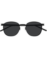 Saint Laurent - Eyewear Round Frame Sunglasses - Lyst
