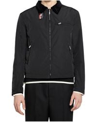 Thom Browne - Rwb Stripe Zip-Up Padded Jacket - Lyst
