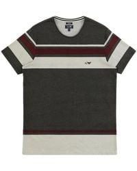 Armani Jeans - Round Collar Logo T-Shirt - Lyst