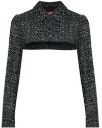 DIESEL - G-Anne Cropped Jacket - Lyst