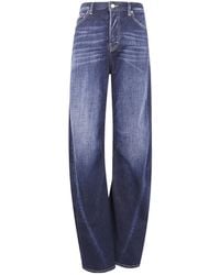DSquared² - Distressed Straight Leg Jeans - Lyst