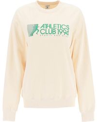 Sporty & Rich - 'Athletic Club 1994' Pattern Printed Cotton Sweater - Lyst