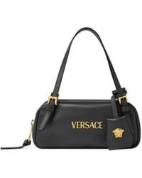 Versace - Tag Bowling Zipped Mini Bag - Lyst