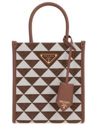 Prada - Symbole Logo Shoulder Bag - Lyst