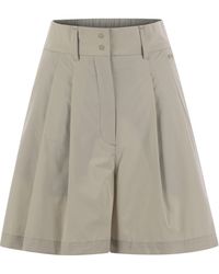 Herno - Pleated Detail Shorts - Lyst