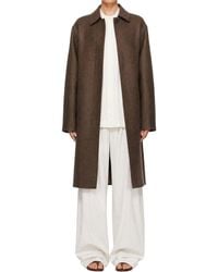 Studio Nicholson - Rounded Single-Breasted Coat - Lyst