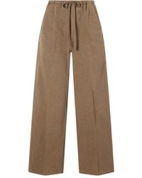 Citizens of Humanity - Aurora Cotton And Linen-Blend Wide-Leg Pants - Lyst