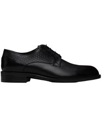 BOSS - Lace-Up Derby Shoes - Lyst